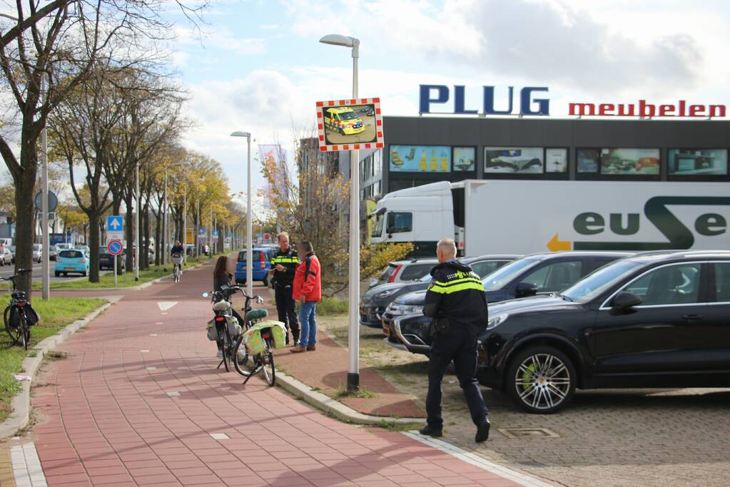 Fietser gewond bij ongeval op fietspad