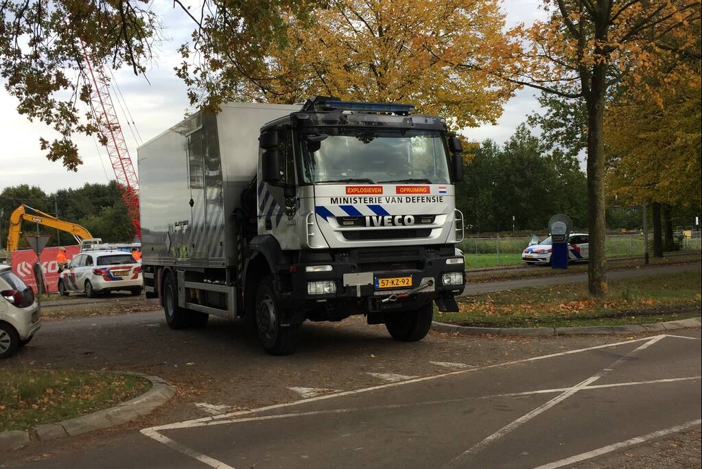 Oude bom uit tweede wereldoorlog aangetroffen