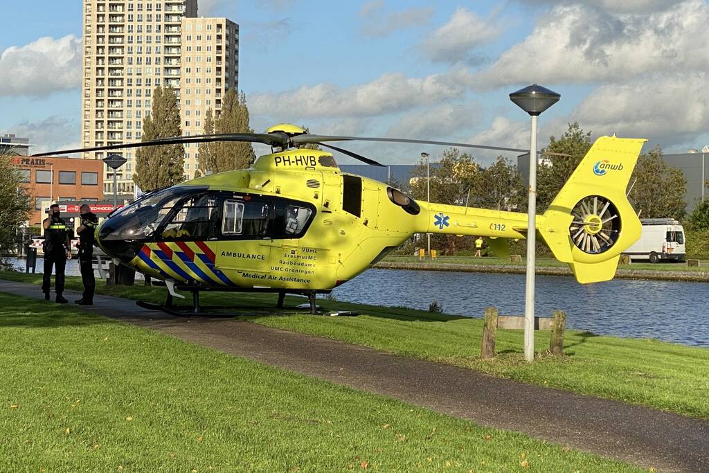 Oudere man met rollator in water terechtgekomen en overleden