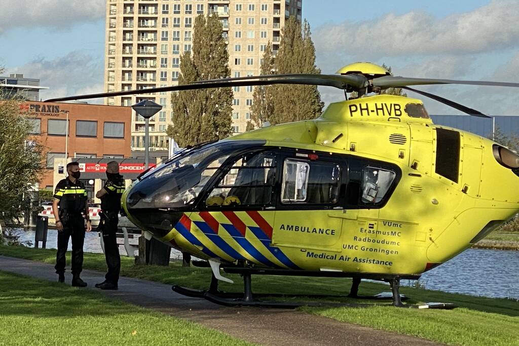 Oudere man met rollator in water terechtgekomen en overleden