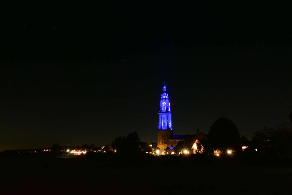 Cunerakerk kleurt blauw voor vijfenzeventig jaar bestaan Verenigde Naties