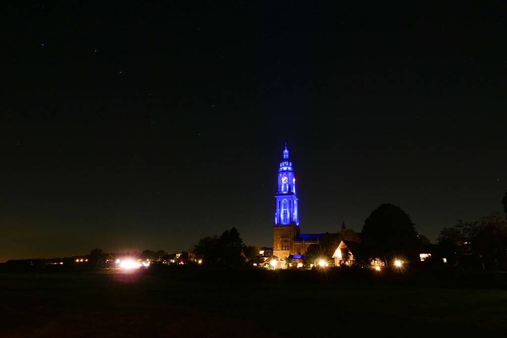 Cunerakerk kleurt blauw voor vijfenzeventig jaar bestaan Verenigde Naties