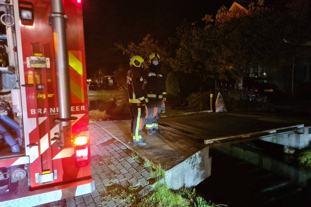 Brandweer verricht metingen voor mogelijk gaslek