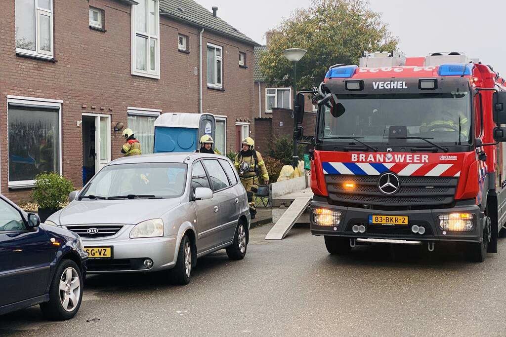 Bouwvakkers veroorzaken gaslekkage in woning
