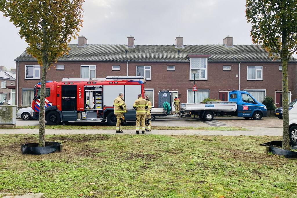 Bouwvakkers veroorzaken gaslekkage in woning