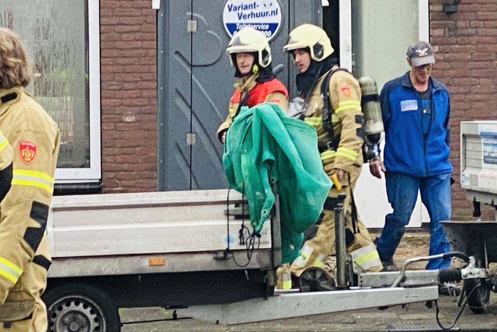 Bouwvakkers veroorzaken gaslekkage in woning