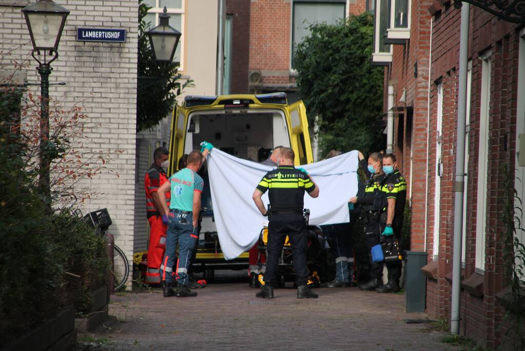 Traumahelikopter landt voor ongeval in huis