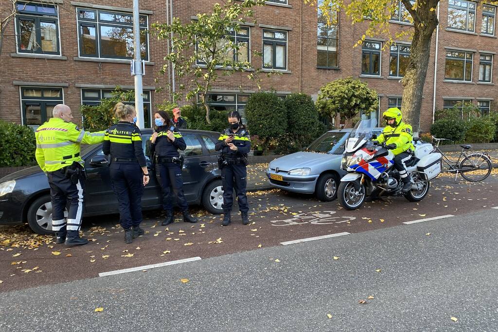 Ongeval tussen scooterrijder en fietsster