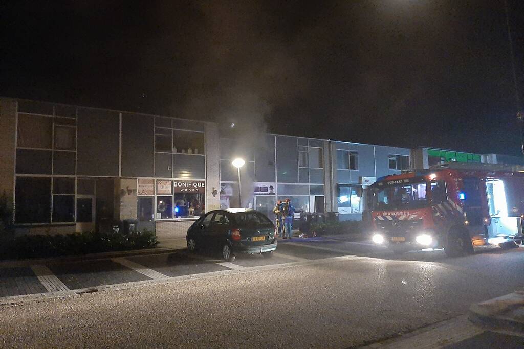 Brand in kapsalon