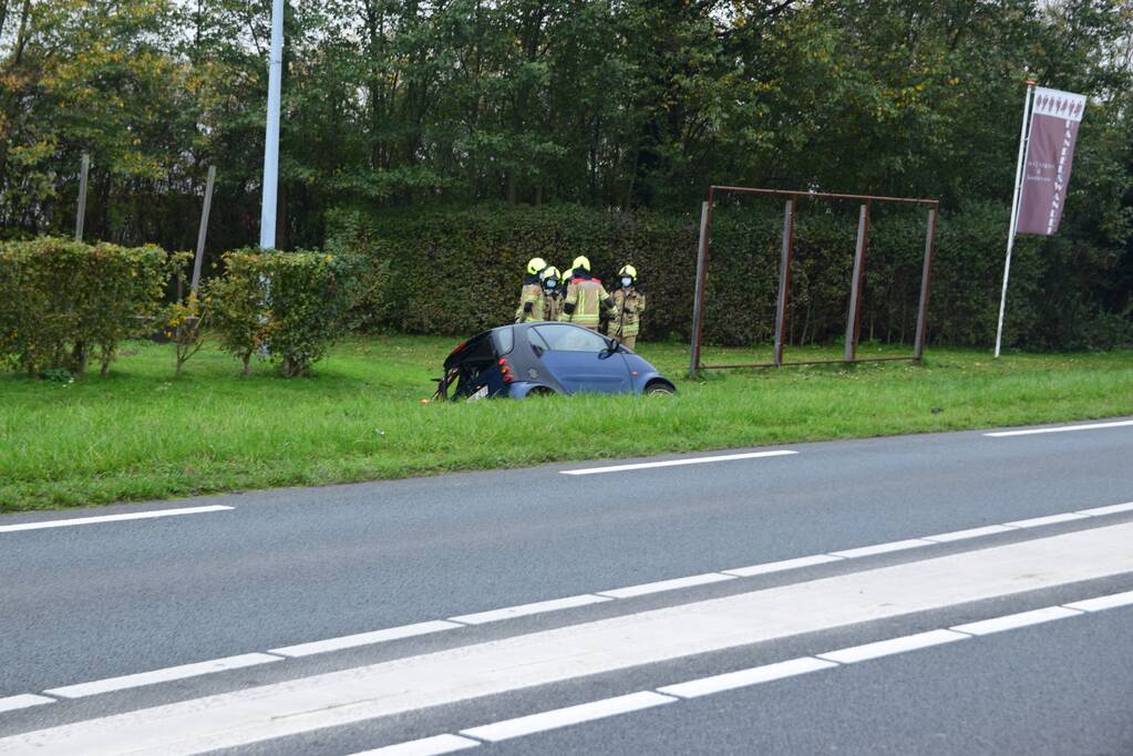 Gewonde bij aanrijding tussen personenauto en vrachtwagen