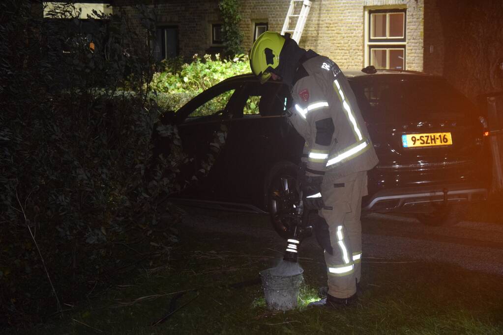 Openhaard zorgt voor beginnende dakbrand