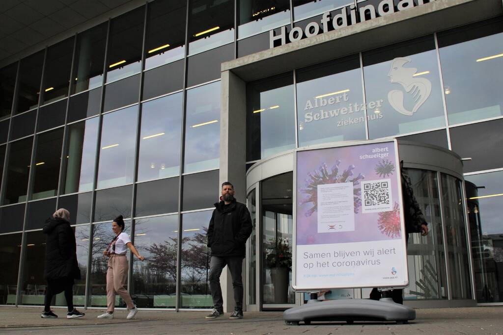 Albert Schweitzer Ziekenhuis sluit 24 uur haar deuren voor nieuwe coronapatiënten