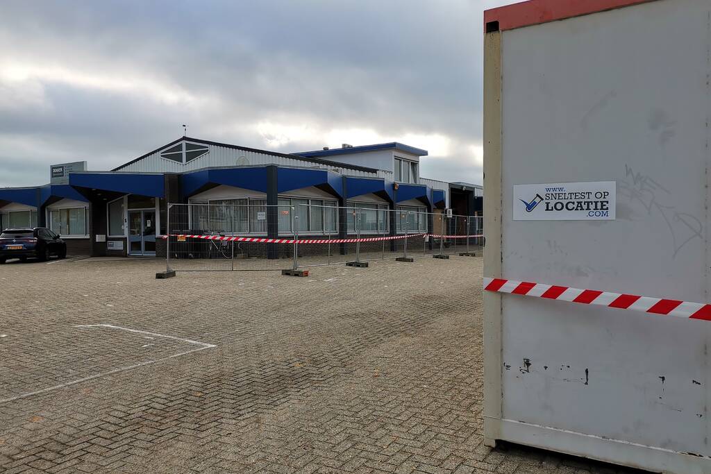 Covid-snelteststraat geopend op bedrijventerrein Frankeneng