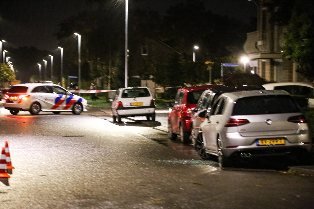 Auto beschoten, geen gewonden