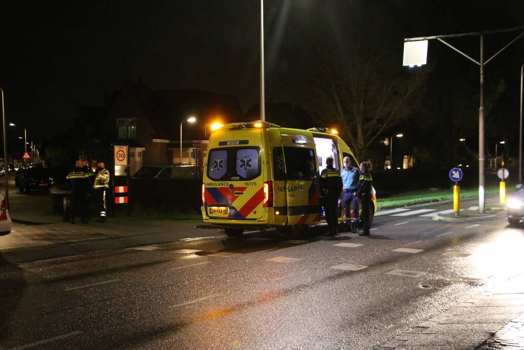 Twee gewonden bij aanrijding tussen fiets en scooter