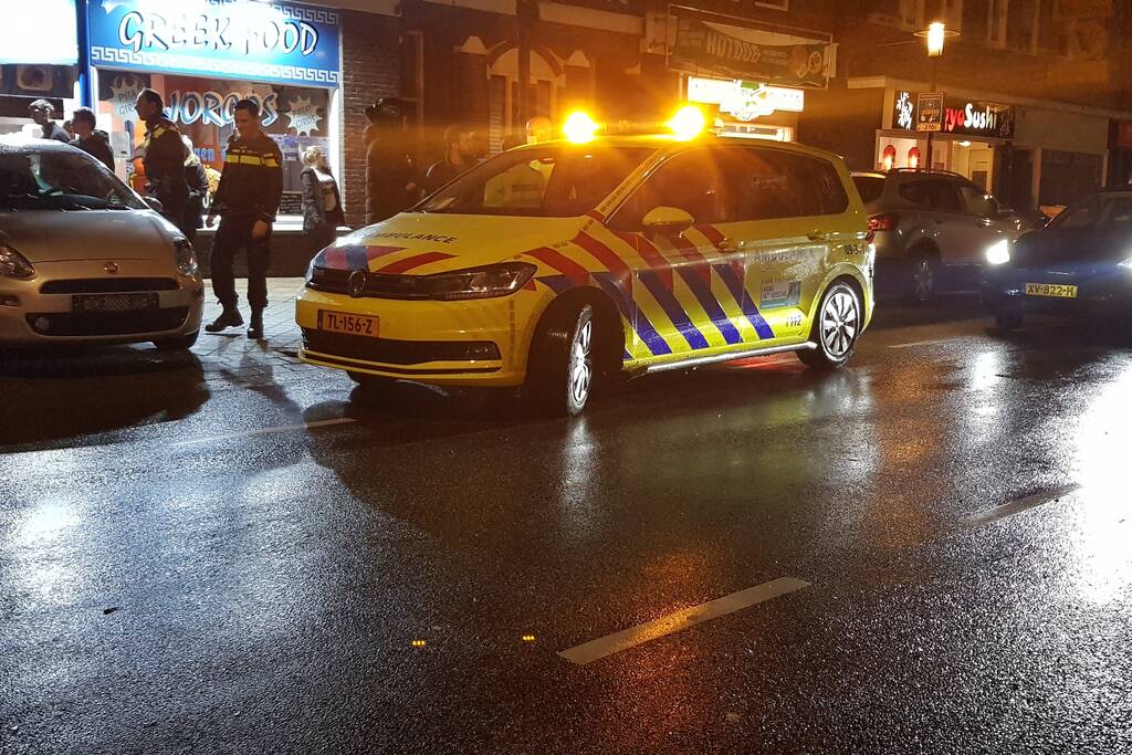 Scooterrijder ten val na aanrijding met auto