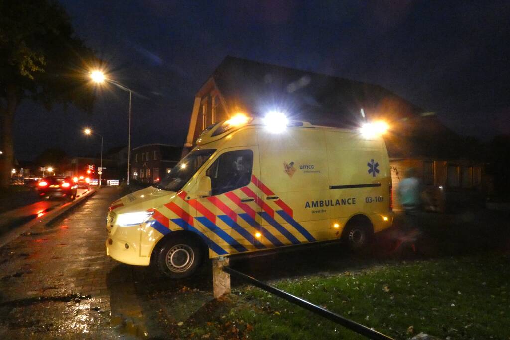 Gewonde bij aanrijding tussen scooter en fiets