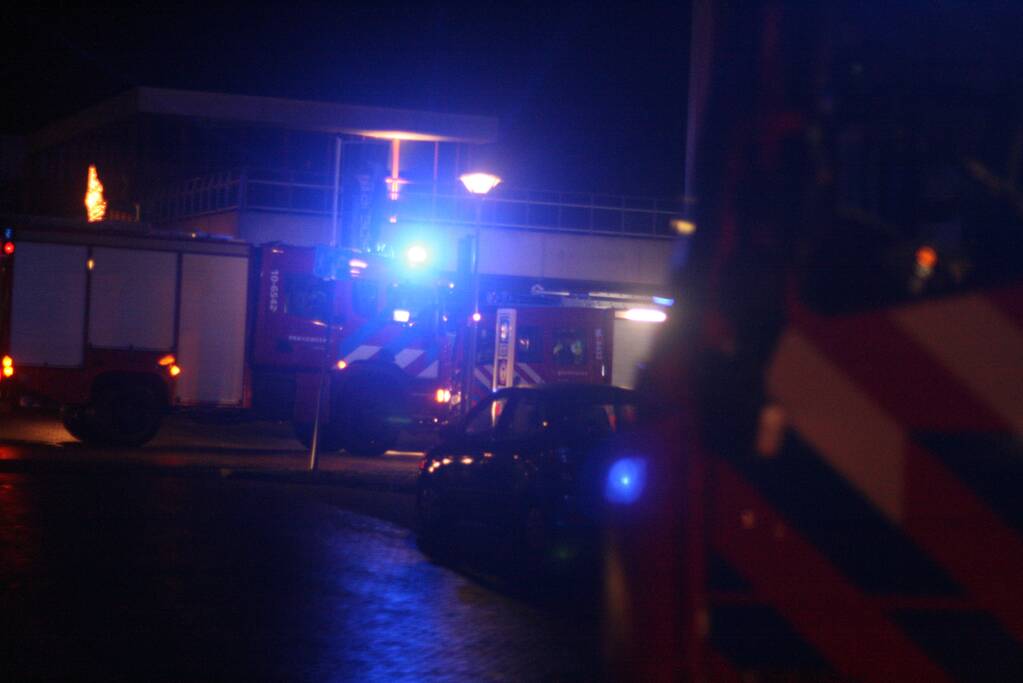 Grote brand in winkelpand