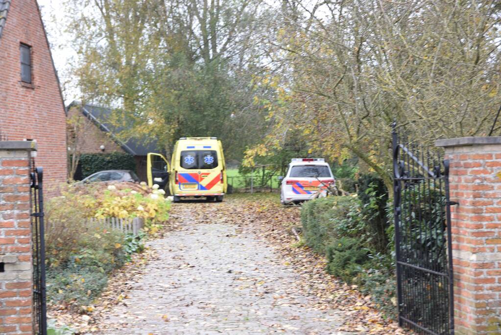 Man verwondt zichzelf met luchtbuks