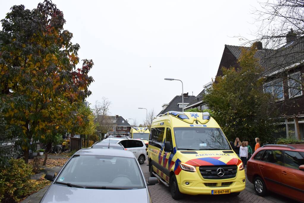 Traumahelikopter landt voor ongeval in huis