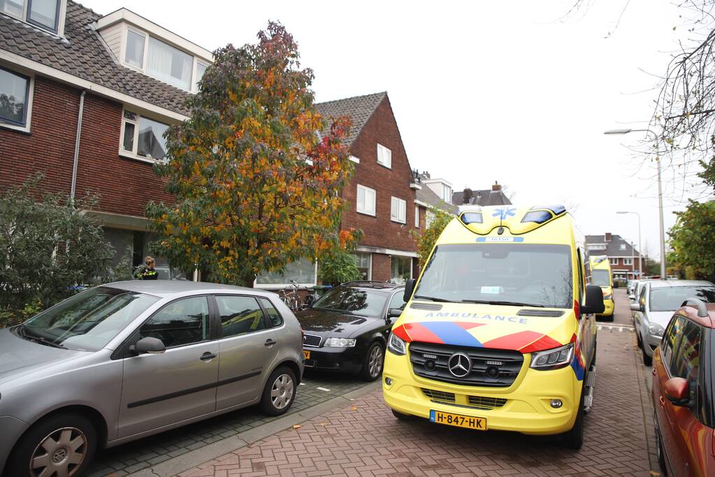 Traumahelikopter landt voor ongeval in huis