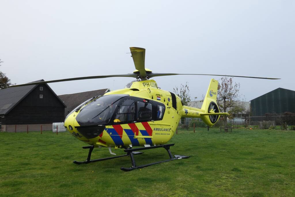 Traumahelikopter ingezet voor gewond kind