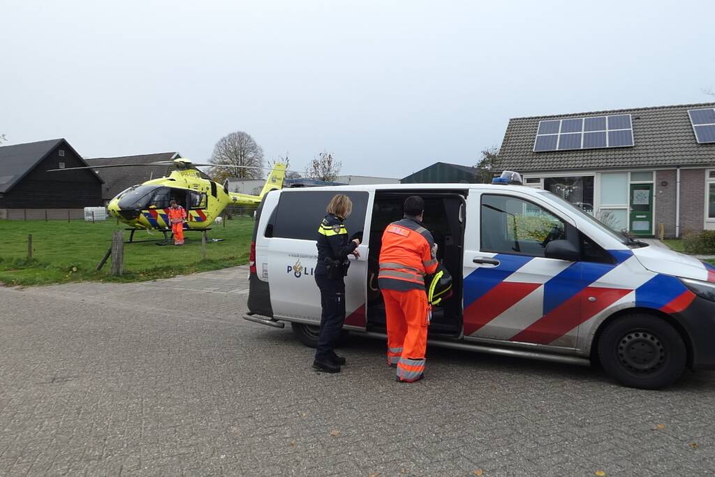 Traumahelikopter ingezet voor gewond kind