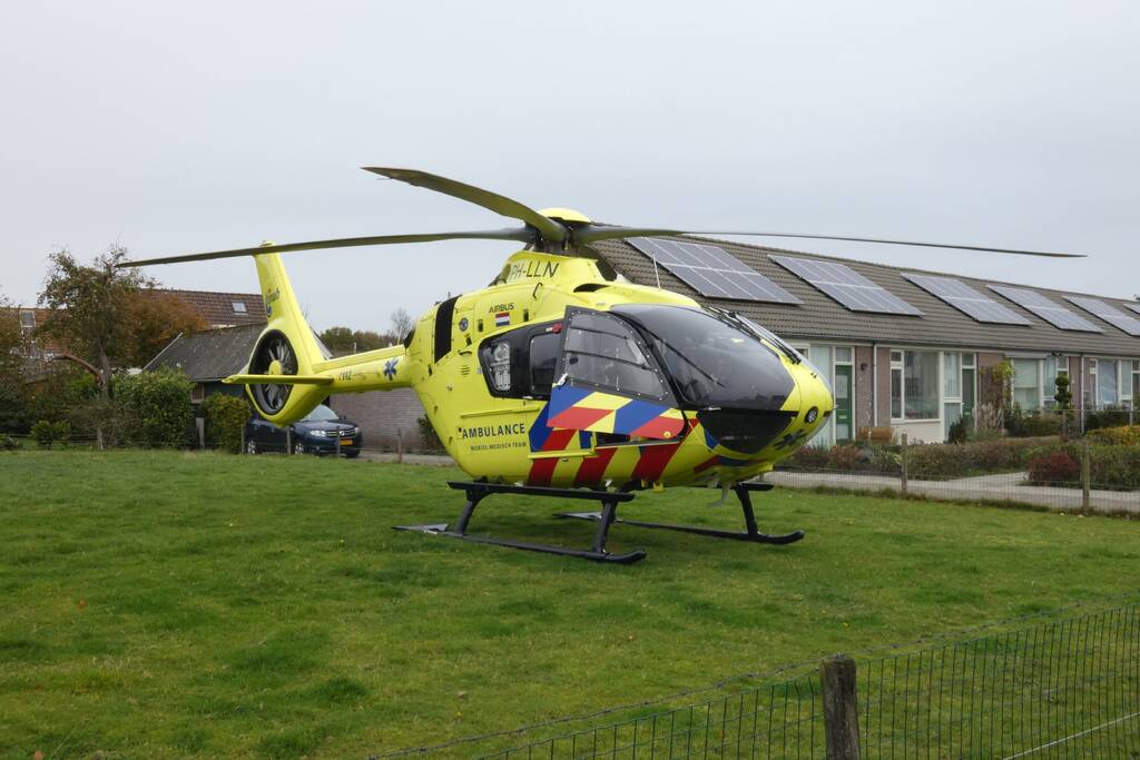 Traumahelikopter ingezet voor gewond kind