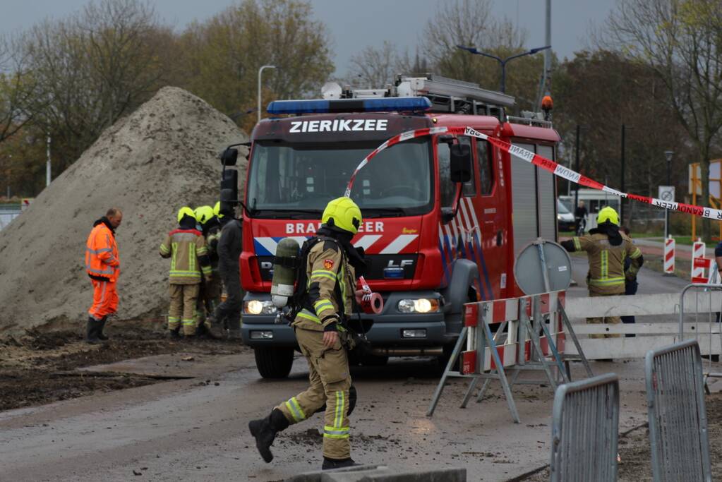 Gaslek door werkzaamheden in Poortambacht