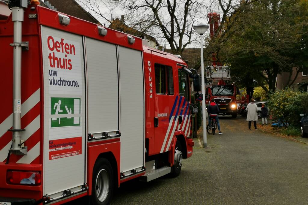 Brandweer verwijdert loshangende takken