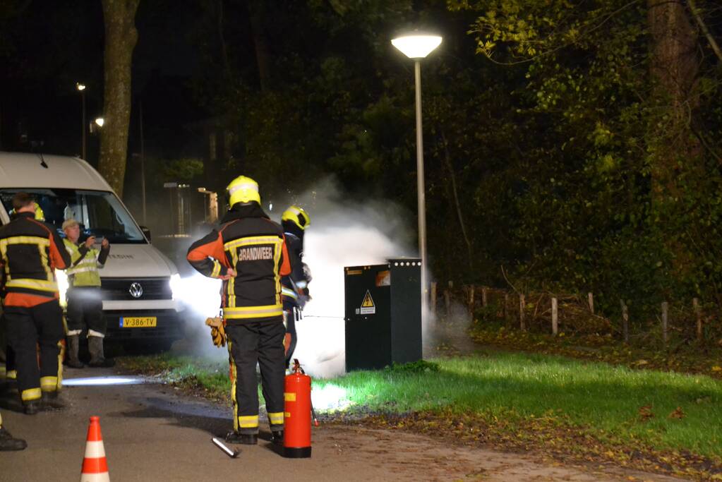 Brand in stroomkast