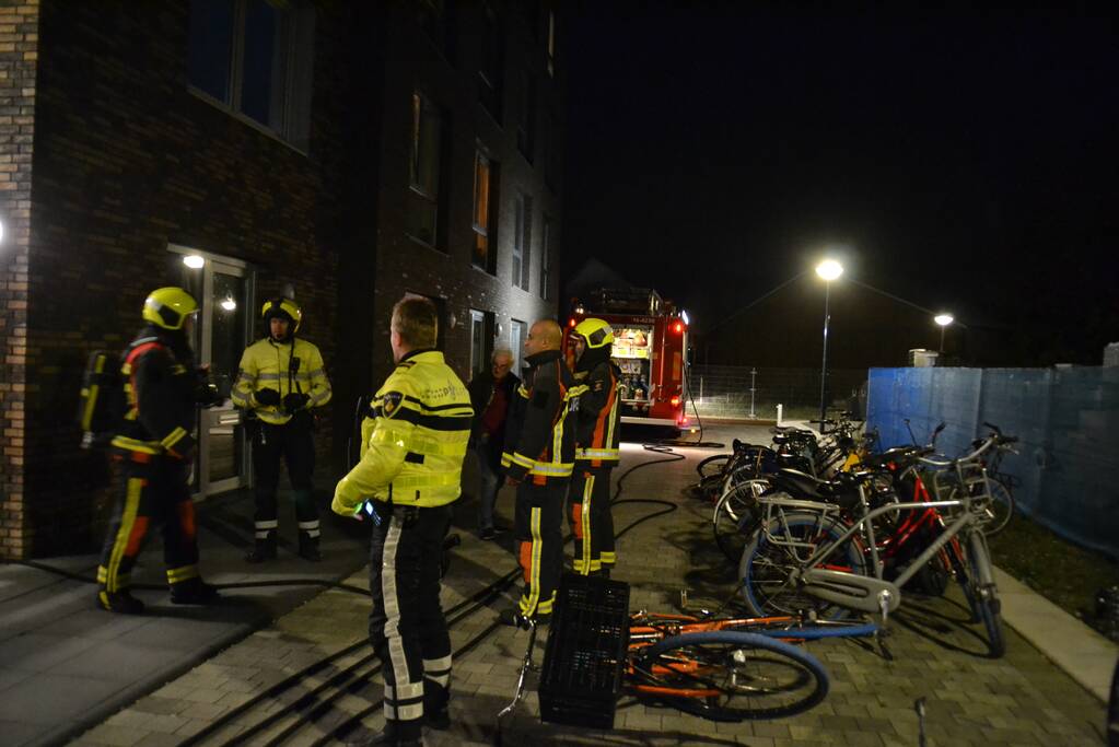 Appartementencomplex ontruimd na brand in meterkast