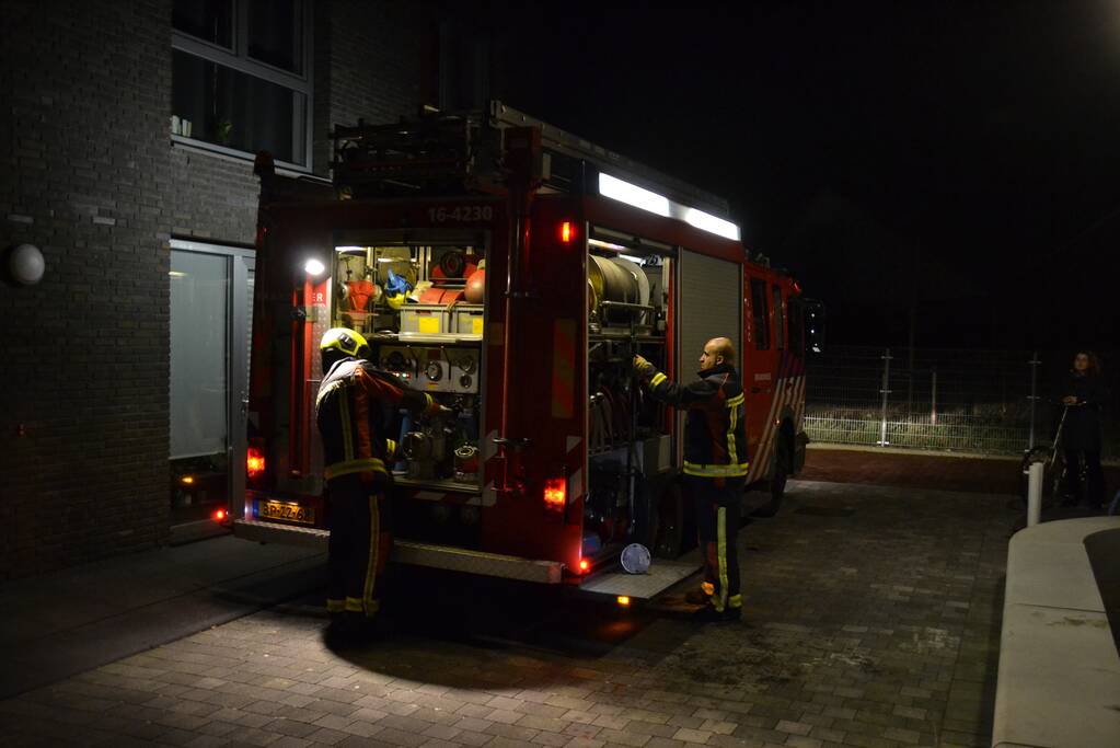 Appartementencomplex ontruimd na brand in meterkast