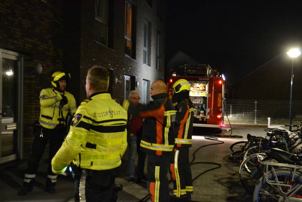 Appartementencomplex ontruimd na brand in meterkast