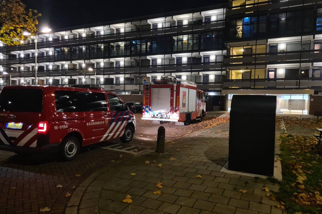 Vreemde lucht waargenomen in appartementencomplex