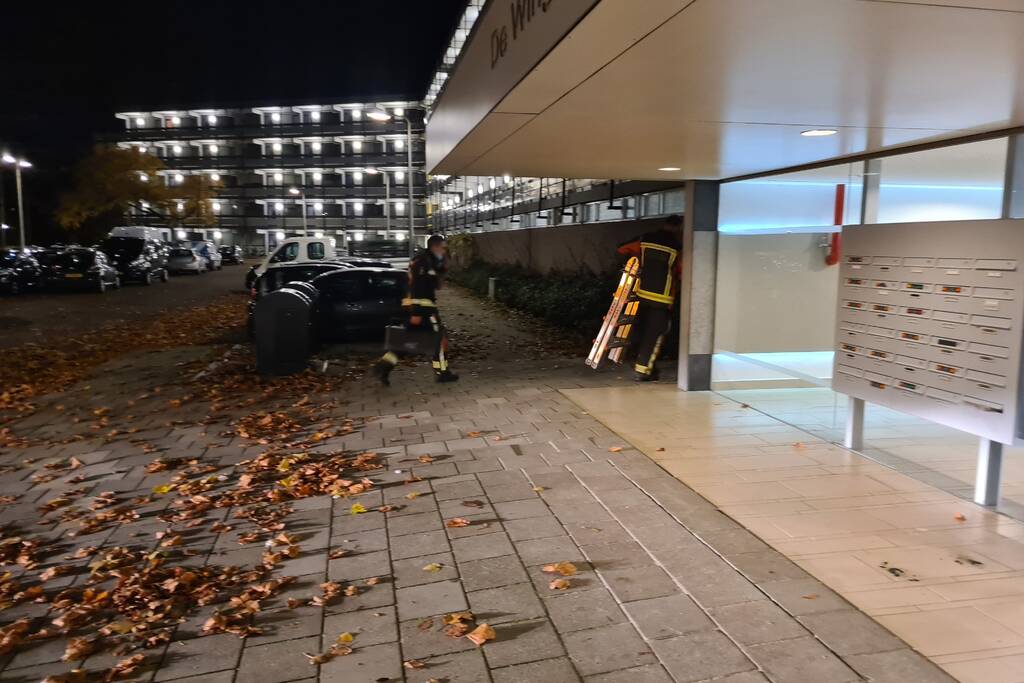 Vreemde lucht waargenomen in appartementencomplex