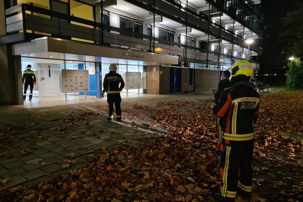 Vreemde lucht waargenomen in appartementencomplex