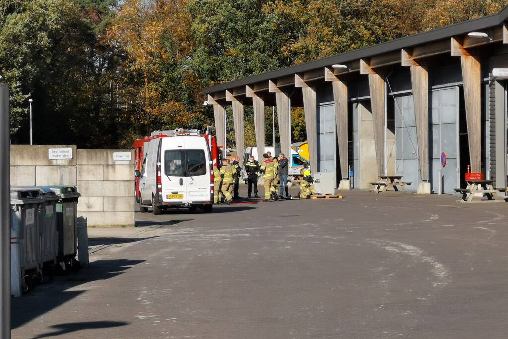 Brandweer knipt aangetroffen kluis open