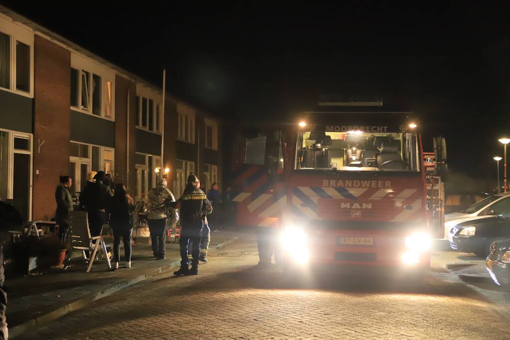 Persoon gewond bij brand in woning