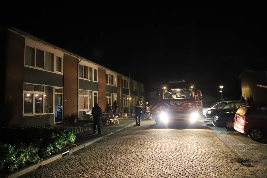 Persoon gewond bij brand in woning