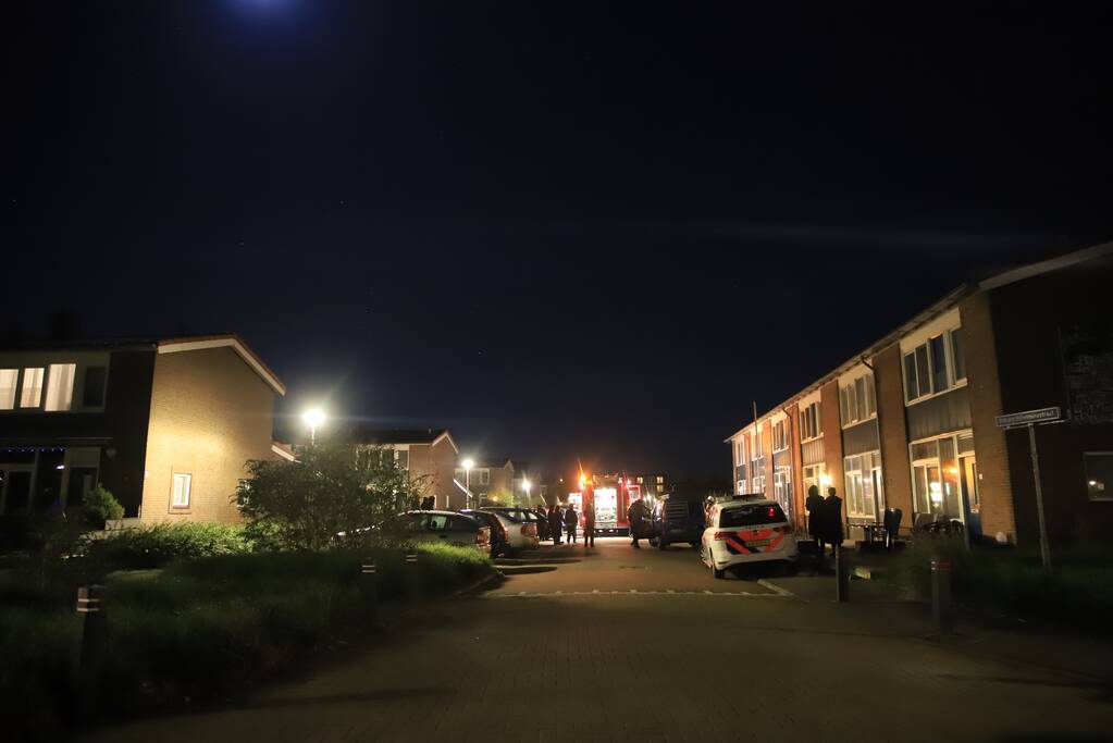 Persoon gewond bij brand in woning