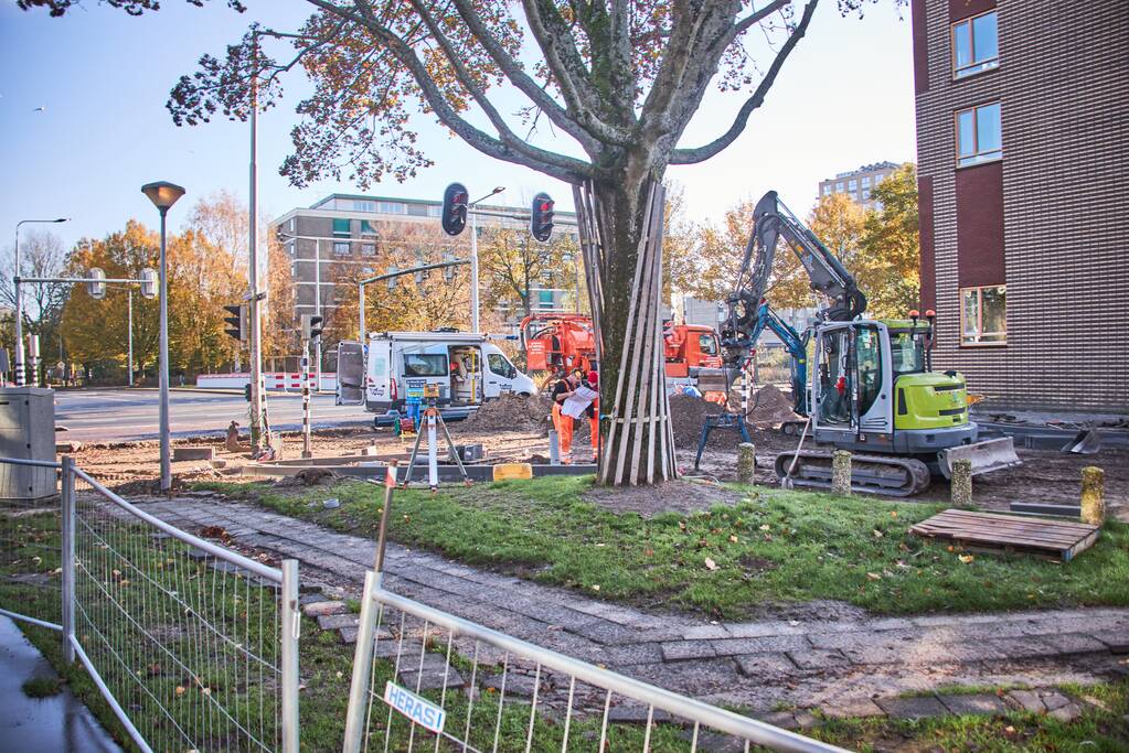 Waterleiding geraakt bij graafwerkzaamheden in Kruiskamp