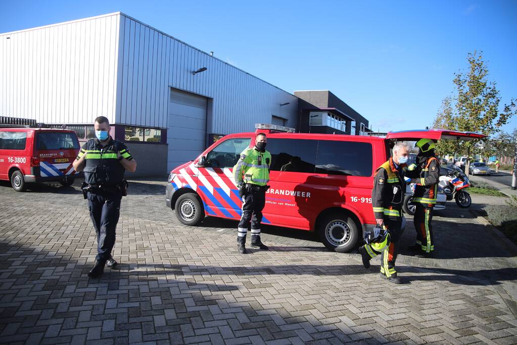 Day after grote brand ijzerwarenbedrijf Isero