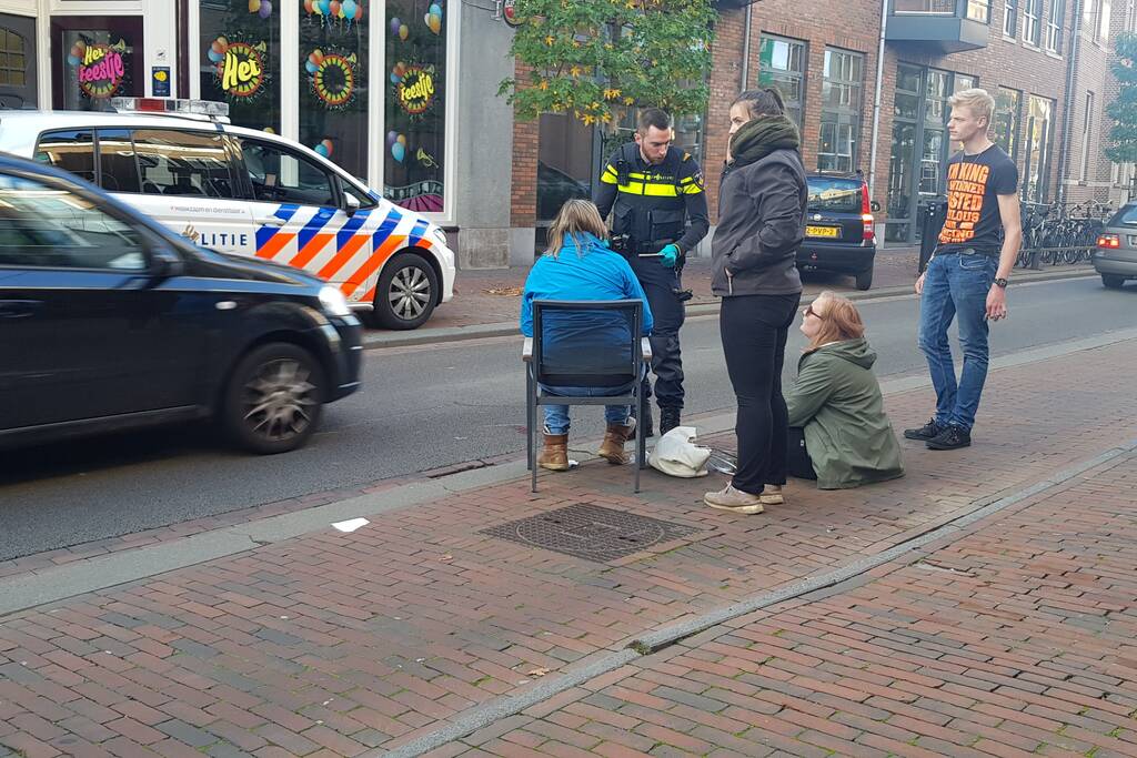 Fietsster gewond na aanrijding met scooterrijder