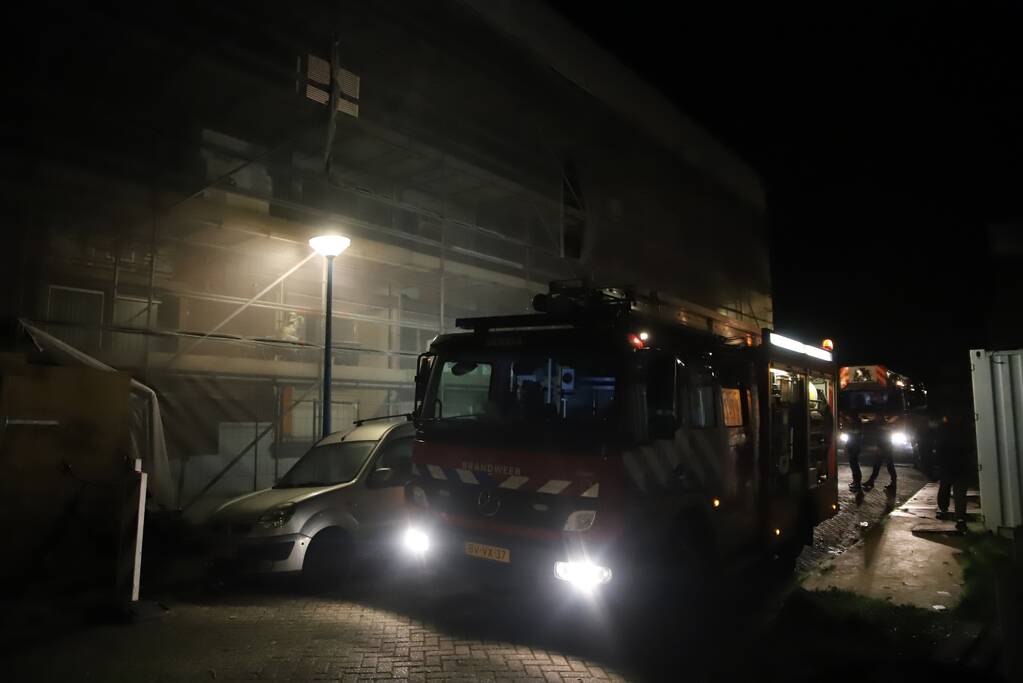 Brand in appartementencomplex