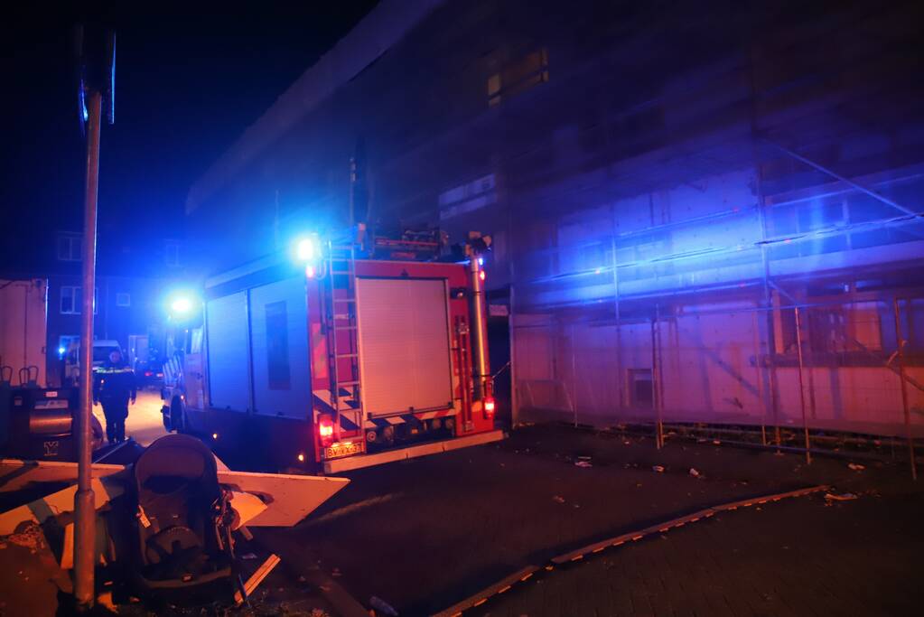 Brand in appartementencomplex