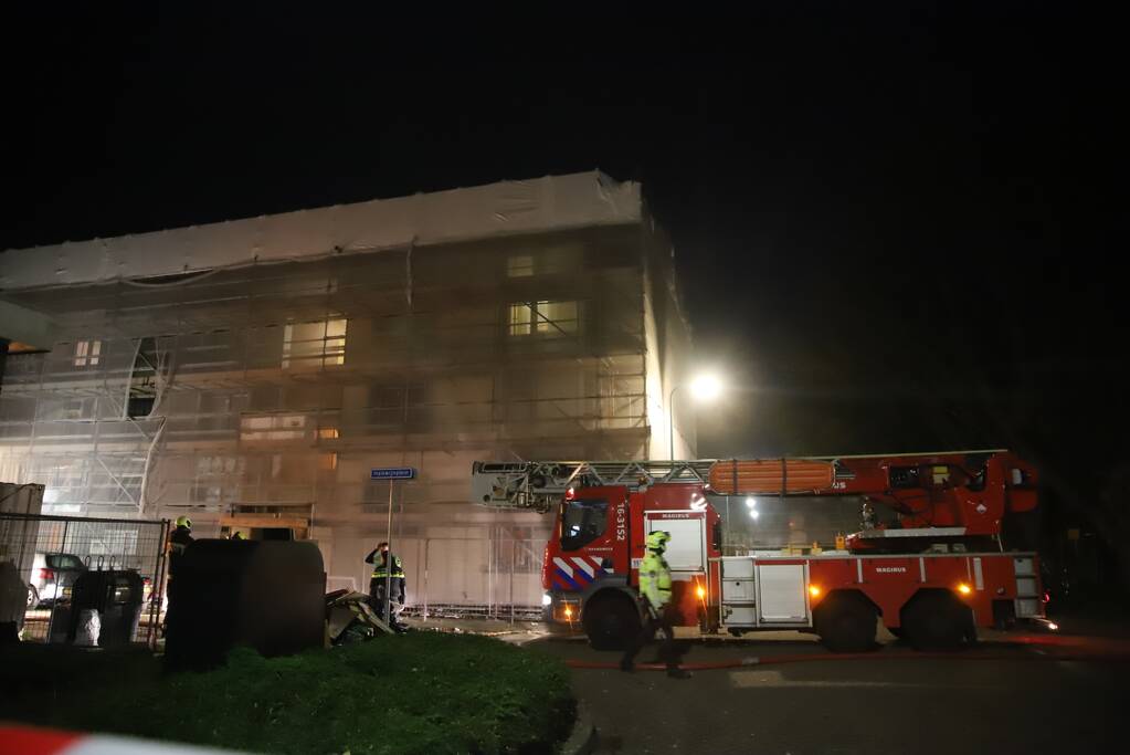 Brand in appartementencomplex