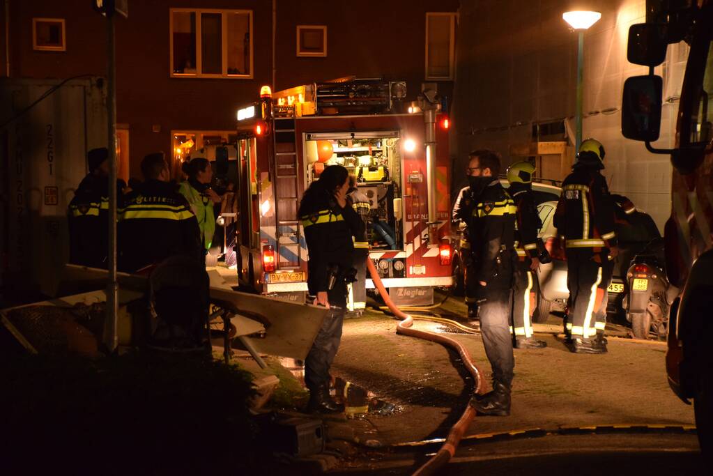 Brand in appartementencomplex