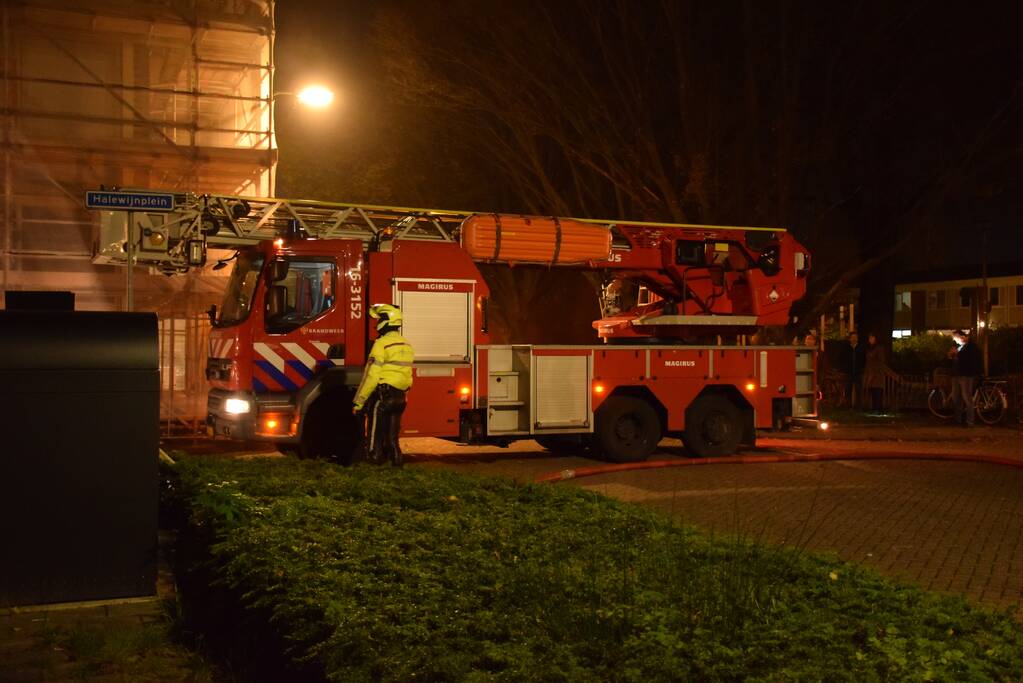 Brand in appartementencomplex
