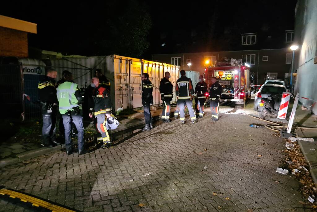 Brand in appartementencomplex